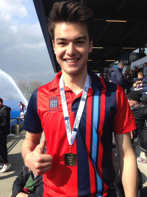 Kei Käppeler als English Champion mit Hampsteadt & Westminster am 14.04.2019