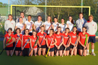 A-Mädchen zu Beginn der Feldsaison am 20. April 2015